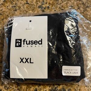 Fused Hawaii Hamoa Bikini Bottom - Black Lava (XXL)
